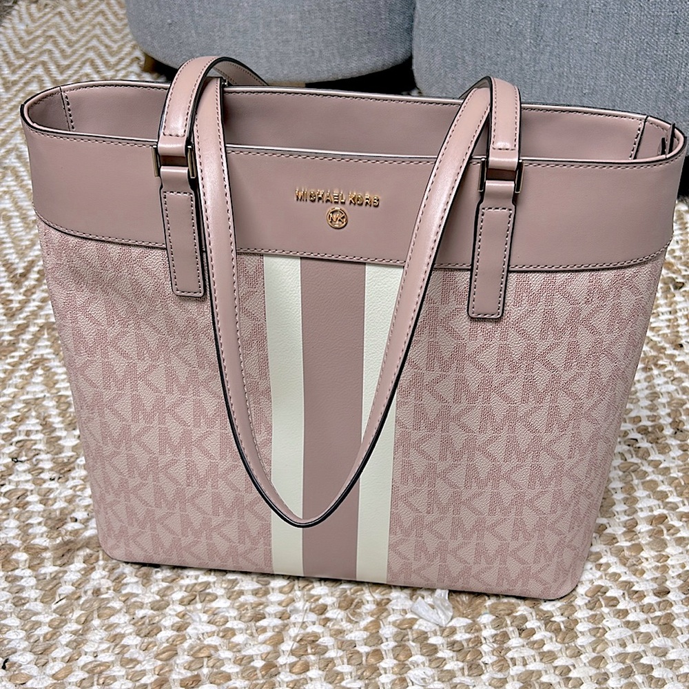 Mauve Michael Kors logo Tote